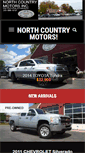 Mobile Screenshot of northcountrymotorsinc.com