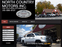 Tablet Screenshot of northcountrymotorsinc.com